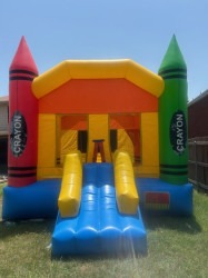 ME69b2045ad1454f4a0f1eaf697cfea080 1750187035 Colorful Crayon Bounce House